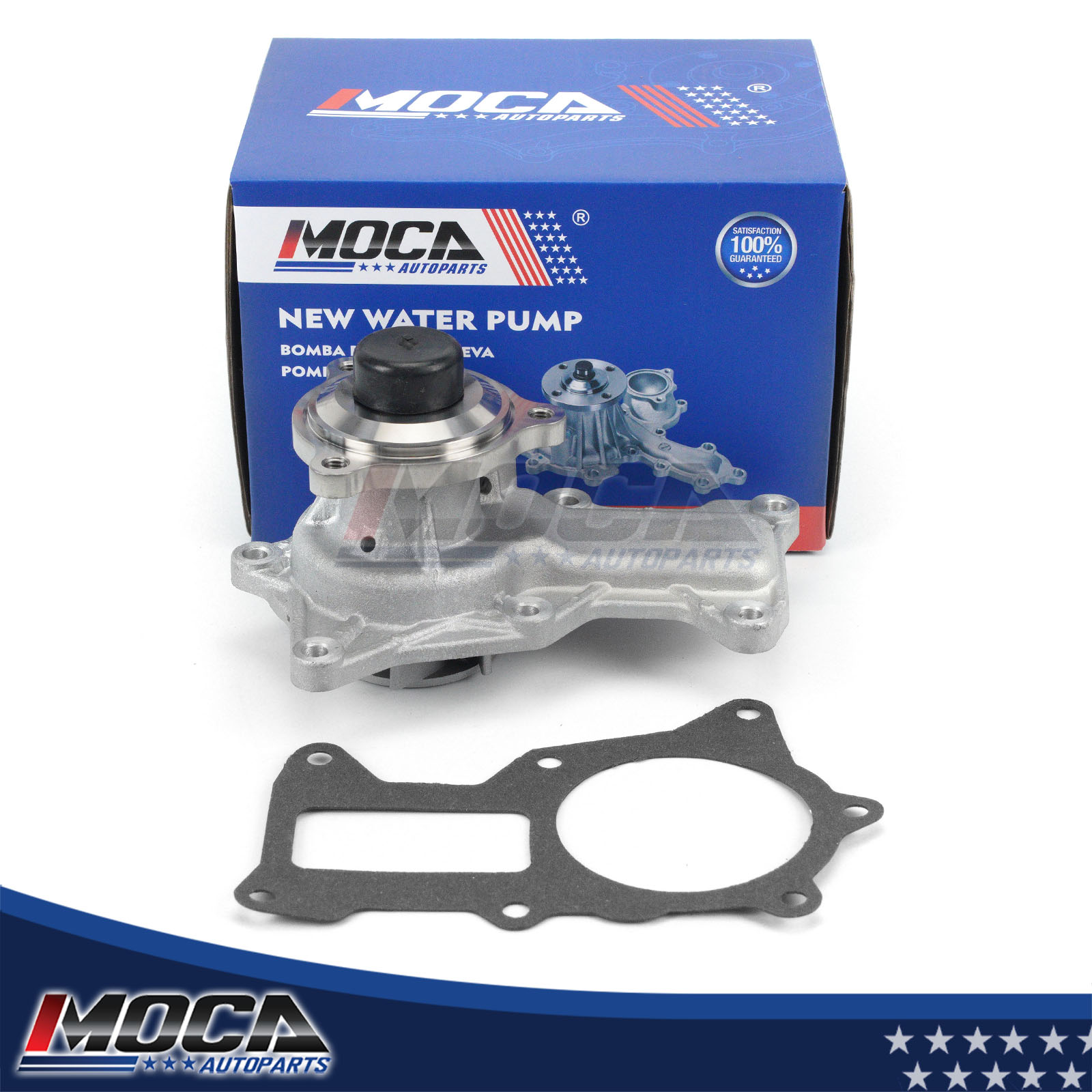 KAX Water Pump AW6189 - Direct Replacement For 2007-2011 Jeep Wrangler | OE Fit Water Pump Kit